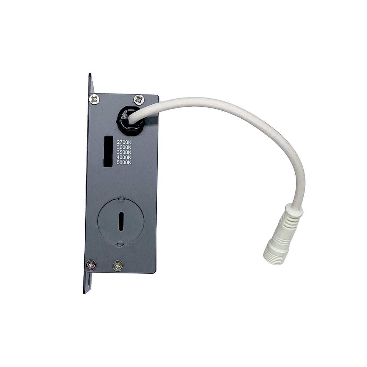 4" LED Slim Panel Square White/Black/Brushed Nickel