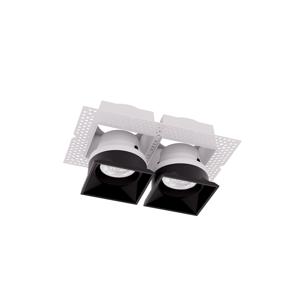 3" Trimless Regress -- Double Square