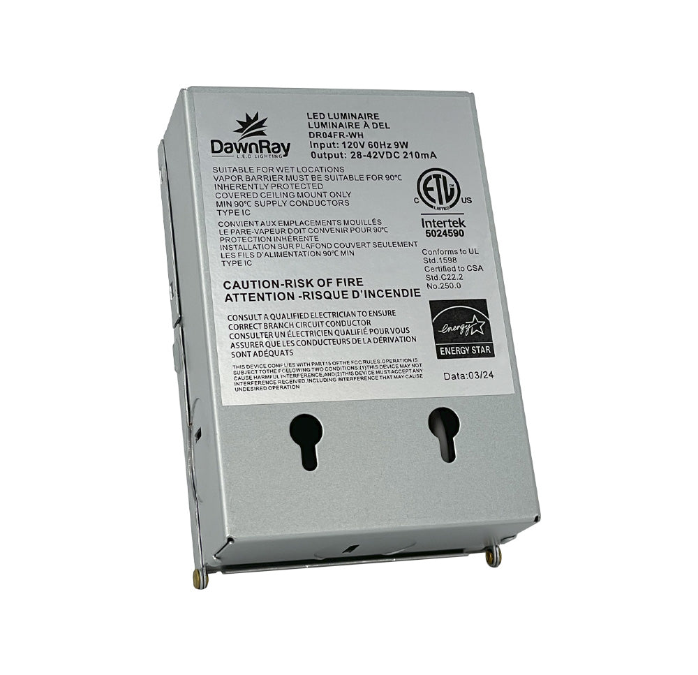 4" LED Slim Panel Round (up to750LM)