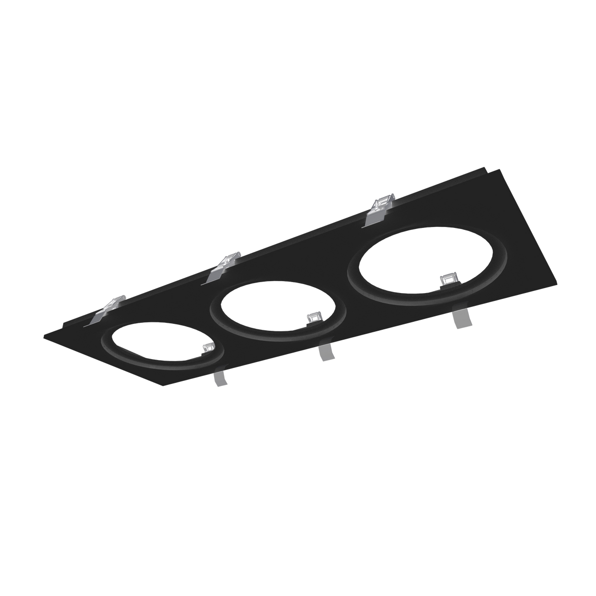 3.5" Trio-Recessed Plate